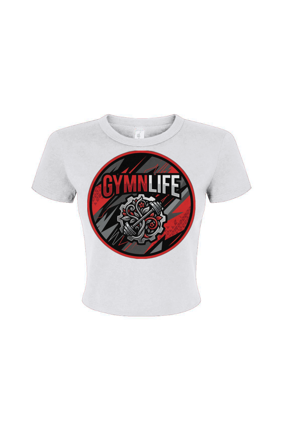 Women's Gym'n Life Logo Micro Rib Baby Tee