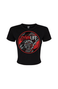Women's Gym'n Life Logo Micro Rib Baby Tee