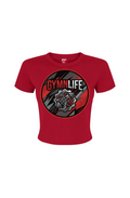 Women's Gym'n Life Logo Micro Rib Baby Tee